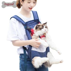 Tas <span class=keywords><strong>Carrier</strong></span> Hewan Peliharaan Modern Klasik, <span class=keywords><strong>Carrier</strong></span> Sepeda untuk Perjalanan Hewan Peliharaan, Ransel Kanvas Sisi Lembut yang Modis, <span class=keywords><strong>Carrier</strong></span> Nilon yang Nyaman untuk Kucing dan Anjing - Product Image 4