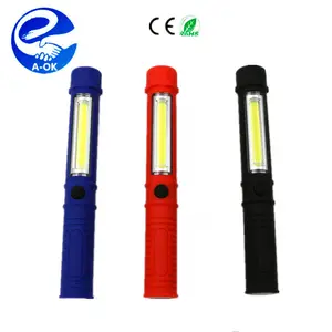 COB LED Stand lampe de poche torche extérieure pratique lampe Portable travail Camp lumière Flash éclairage accrocher lampe avec aimant