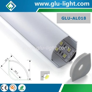Esquina 90 grados Alu canal de extrusión para la luz de <span class=keywords><strong>tira</strong></span> rígida <span class=keywords><strong>led</strong></span> - Product Image 3
