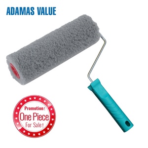 Rouleau à peinture en nylon, cadre <span class=keywords><strong>de</strong></span> rouleau à peinture, rouleau à peinture en nylon avec brosse à peinture grise 23812 - Product Image 3