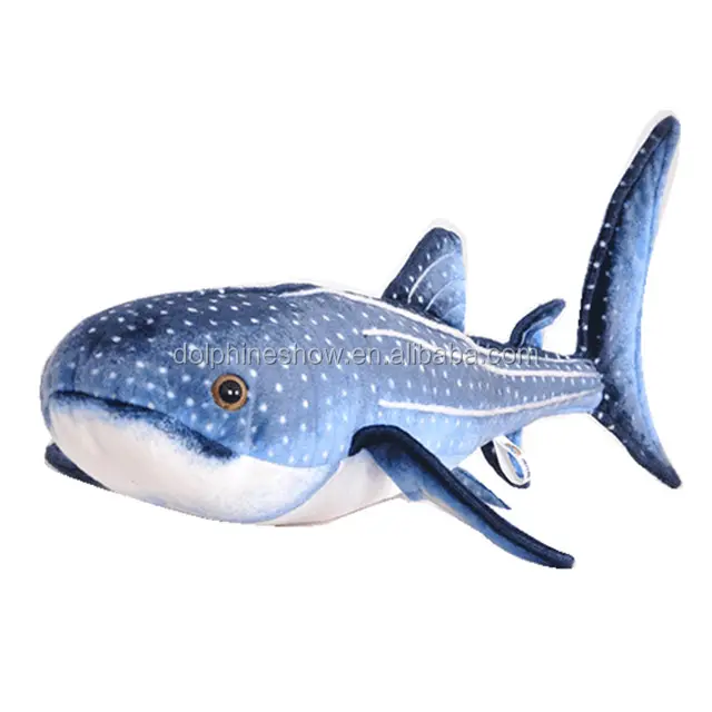 אקווריום מזכרות מתנת צעצוע רך 73 ס"מ כריש לווייתן ממולא בעלי החיים בפלאש צעצוע