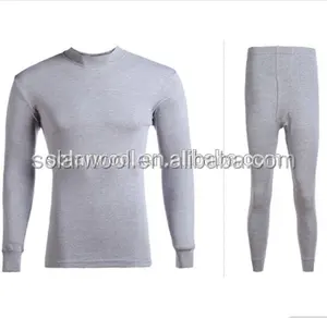 Men's Merino Wool Long Sleeve Long Legs Underwear Set