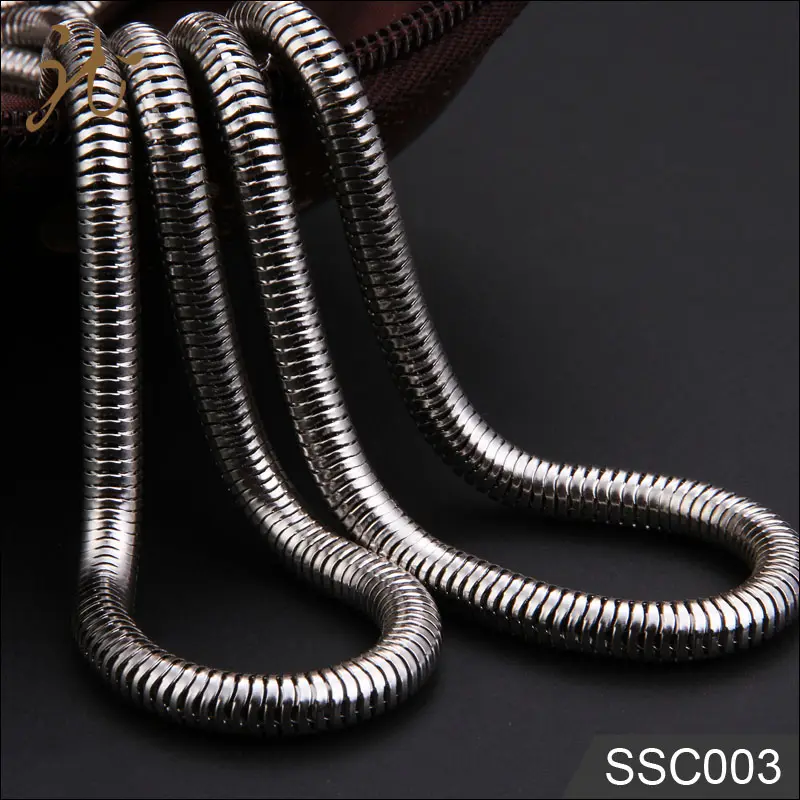Latest Design Stainless Steel Round Snake Chain