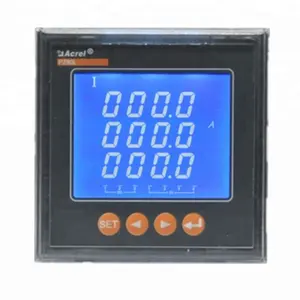 Ac ammeter lcd current meter with alarm output Acrel AC LCD 0 9999 intelligent three phase ammeter 10 55