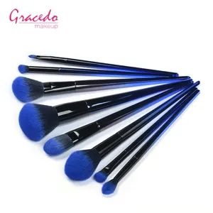 Private Label 11 Piece Synthetic Hair Eyeshadow Makeup Brushes Mascara Lip Eye Makeup Brush Set