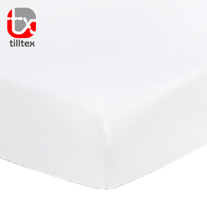 Blanco bebé equipada <span class=keywords><strong>cuna</strong></span> hoja de 100% algodón <span class=keywords><strong>cuna</strong></span> para bebé a prueba de agua de - Product Image 2