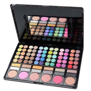 I migliori cosmetici variopinti all'ingrosso dell'oem nessuna tavolozza dell'ombretto di marca fumoso <span class=keywords><strong>78</strong></span> colori trucco dell'etichetta privata compongono la palletta