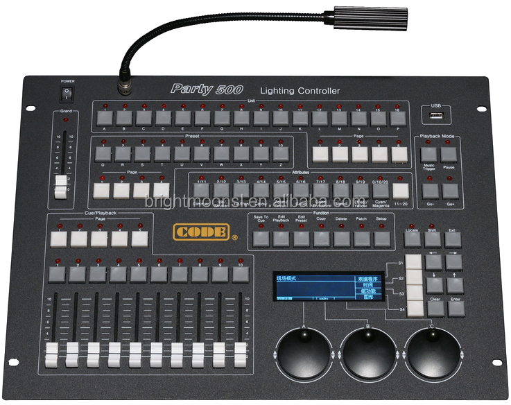 DMX Lighting Controllers - Code Party 500 DMX Light Controller DMX Lighting Controllers - Code Party 500 DMX Light Controller