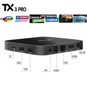 2017 productos más vendidos TX3 PRO Android 6.0 Amlogic S905X Play app store descargar Quad core Set top <span class=keywords><strong>tv</strong></span> android caja - Product Image 2