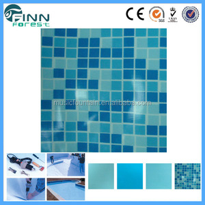 Alta calidad al por mayor 1.5mm espesor mosaico color PVC piscina <span class=keywords><strong>liner</strong></span> - Product Image 6