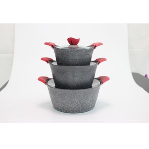 Juego de utensilios de cocina antiadherentes con forma de líneas, <span class=keywords><strong>ollas</strong></span> antiadherentes, superventas - Product Image 5