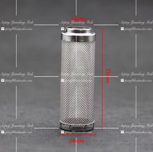 Filtre d'aquarium 5 pièces pour poissons/crevettes, filet à mailles en acier inoxydable, tube filtrant pour protection contre les chutes - Product Image 3