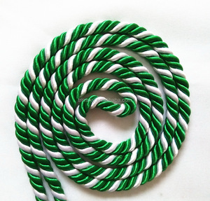 Trang trí dây bông sợi dây thừng/Polyester dây/<span class=keywords><strong>Rayon</strong></span> sợi dây thừng với 2 màu - Product Image 2