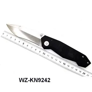 3CR13 material de acero inoxidable de tipo camping supervivencia de cuchillo plegable de bolsillo partes