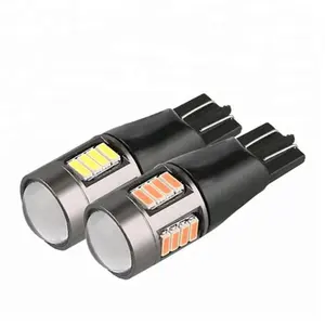 T10 W5W 12 فولت السيارات Led ستروب أضواء 194 168 4014 20 SMD في Canbus سيارة القراءة مصباح لا خطأ السيارات فلاش Led الذيل ضوء لمبة