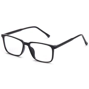 New Model Classical Black Color Squared Type Men Eyeglass Frames Spectacles Plastic Optical Frame