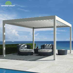 Impermeable de aluminio Louvre pérgola Bioclimatique <span class=keywords><strong>para</strong></span> <span class=keywords><strong>techo</strong></span> sombrilla - Product Image 1