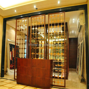 Modernes design Laser geschnitten partition screen panel <span class=keywords><strong>restaurant</strong></span> metall raumteiler - Product Image 3