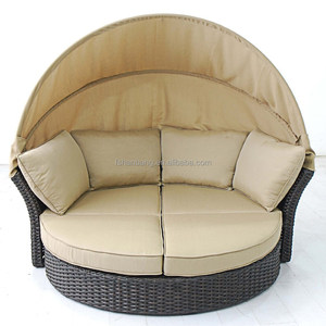 Sofá Cama <span class=keywords><strong>de</strong></span> Terraza 2 en 1 Convertible en Silla para Uso en Exteriores en Patio, Piscina, Salón, Terraza - Product Image 1