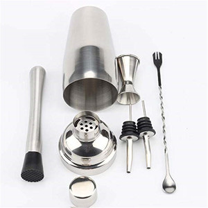<span class=keywords><strong>Set</strong></span> da <span class=keywords><strong>Cocktail</strong></span> con Shaker e Mixer in Acciaio Inox, Kit <span class=keywords><strong>per</strong></span> Preparazione Bevande - Product Image 3