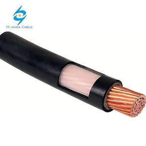 Numero 4 #2 1/0AWG 3/0AWG 4/0AWG 500 MCM bakır elektrik teli altında zemin kablosu TTU 600V