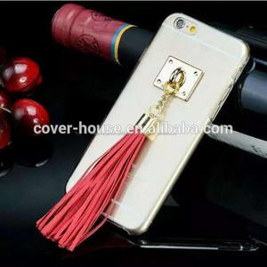 Para el <span class=keywords><strong>iphone</strong></span> 6 clear borlas de moda caso de la cubierta - Product Image 2