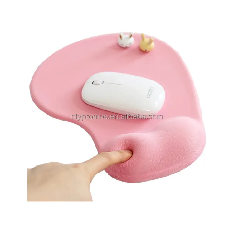 Tùy chỉnh gel mouse pad với mặt wrist rest