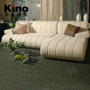 Moderno tejido de <span class=keywords><strong>lino</strong></span> sofá barato sofá en forma de L de lavable sofá muebles de sala - Product Image 4