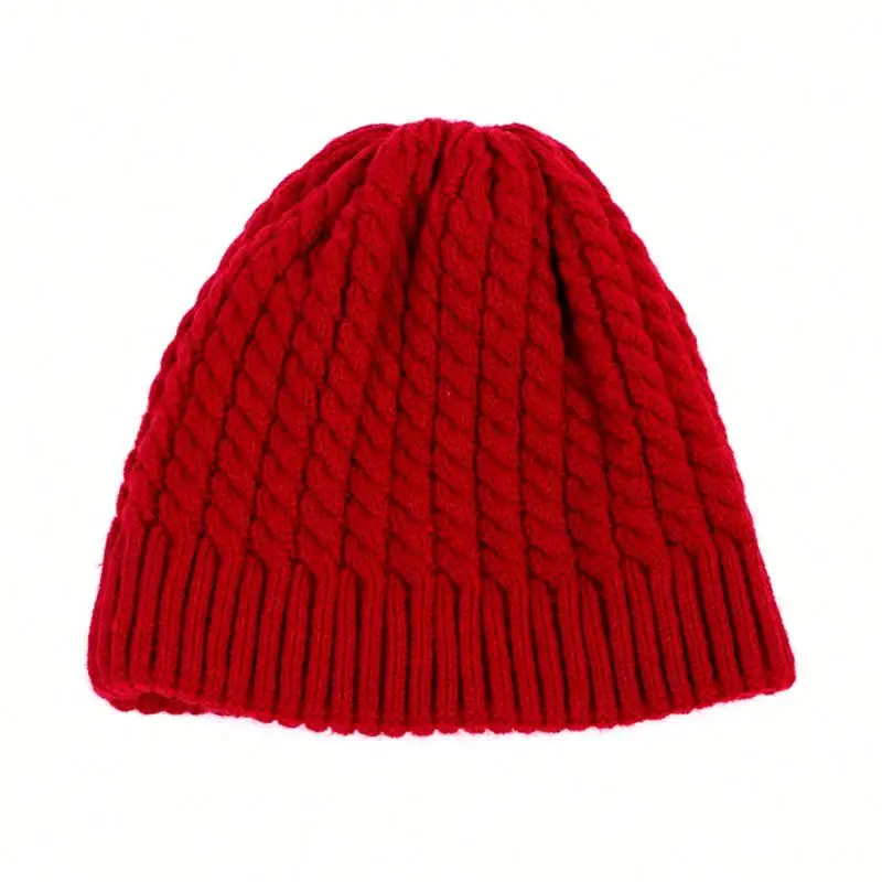 Вязаная шапка с узором, Шапка-бини для малышей на осень и зиму, детская вязаная шапка для маленьких девочек, теплая шапка, шапки разных типов вязаных шапок