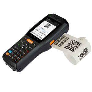 Di động Vé Kiểm Tra Cầm Tay PDA đầu đọc Mã Vạch android với tích hợp máy in nhiệt - Product Image 1