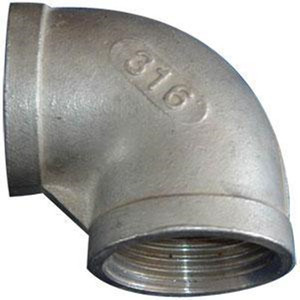 <span class=keywords><strong>Coude</strong></span> coudé à 90 degrés, en acier inoxydable, fileté, Dn50 80 <span class=keywords><strong>100</strong></span> 304 - Product Image 1