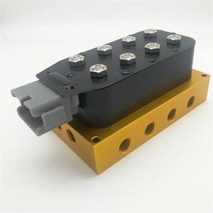 中国惠州股票蓖麻空气悬架黑色<span class=keywords><strong>3</strong></span>/8 BSP阀块开关盒VU-4F - Product Image 6