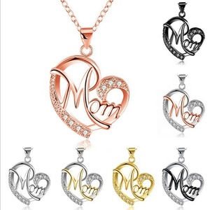 Collana con ciondolo a forma di cuore con ciondolo a forma di cuore per la festa della mamma - Product Image 4
