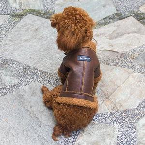 Wholesale Cute <strong>Leather</strong> Pet <strong>Dog</strong> Clothes,<strong>leather</strong> <strong>Jacket</strong> Style <strong>Dog</strong> Clothes,pet Puppy <strong>Dog</strong> Clothes Cartoon Animal Sustainable 25-35cm - Product Image 6