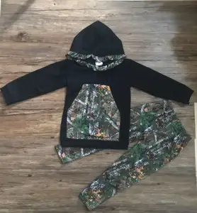 Moda 2022 pretty camo boutique abbigliamento per bambini all'ingrosso set abiti per bambini popolari