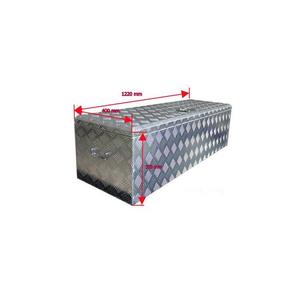 Baule Cassetta Attrezzi in Alluminio Mandorlato Personalizzato dal Produttore per Furgone Camion - Product Image 1