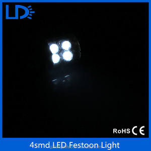 Venta al por mayor Puerta <span class=keywords><strong>de</strong></span> Coche <span class=keywords><strong>Auto</strong></span> Tail matrícula lámpara <span class=keywords><strong>de</strong></span> Lectura <span class=keywords><strong>de</strong></span> luz Led Del Adorno Luces 2835smd 4 leds - Product Image 2