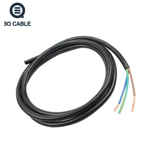 Europa VDE Cable con aislamiento de PVC de H05VV-F H05VV2-F Cable de alimentación Flexible