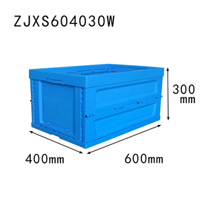 Caja de plástico con cerradura para uso industrial, caja de plástico plegable de alta resistencia - Product Image 2