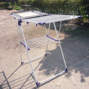 Airer vêtements en métal aile séchoir <span class=keywords><strong>pour</strong></span> l'intérieur et l'extérieur <span class=keywords><strong>etendoir</strong></span> à <span class=keywords><strong>linge</strong></span> séchoir pliable - Product Image 4