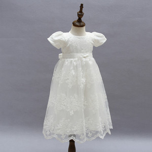 Vestido de <span class=keywords><strong>bautizo</strong></span> Formal hecho a mano <span class=keywords><strong>para</strong></span> niños, <span class=keywords><strong>para</strong></span> recién nacidos, bautismo, cumpleaños, con gorro - Product Image 4
