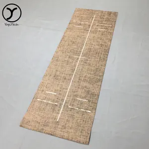 New Type Top Sale Eco Verschleiß feste natürliche Oem Langlebige Umwelt Hanf Indische Boden matratze Natur kautschuk Jute Yoga Mat