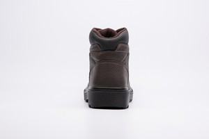 Vintage Cowhide Embossed Leather Safety <strong>Boots</strong> Woodland Shoes Men <strong>Women</strong> Genuine Leather <strong>Toe</strong> <strong>Cap</strong> Tpu Outsole - Product Image 2