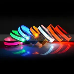 Led Flashing Sport Armband Led Safety Lights For Running at Night Sample Free