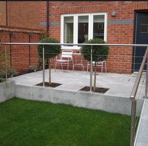 Lan Can Bằng Đồng Cường Lực Bằng Thép Không Gỉ Cường Lực Tấm Kính Cường Lực Hình Lá <span class=keywords><strong>Perspex</strong></span> - Product Image 4