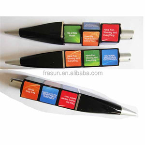 Rubik cube bút, khuyến mại nhựa <span class=keywords><strong>wonder</strong></span> bi bút - Product Image 1