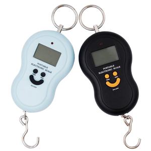 Neue 50Kg * 10g Elektronische Lächeln gesicht Hängen Skala mit Hintergrundbeleuchtung Gepäck Angeln Tasche Gewicht Kg Lb OZ - Product Image 6