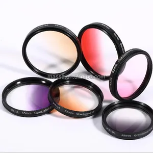 MASSA 77mm camera lens gradient color filter