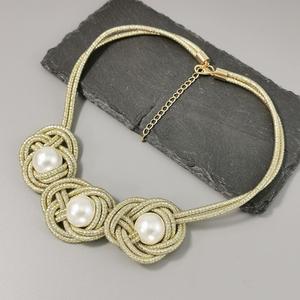 Boho Fatti A Mano in Stile Africano Collane Del Pendente Della Perla Per Le Donne Treccia di Fili Della Lega Dichiarazione Girocolli Collane Disegni Dei Monili - Product Image 5