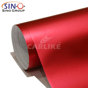 Carlike 1.52x20 m burbuja de aire libre llevó etiqueta engomada del coche cromo mate red Car wrapping <span class=keywords><strong>Film</strong></span> - Product Image 1